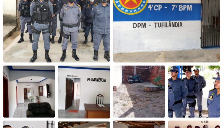 Destacamento Policial Militar é reformado em Tufilândia