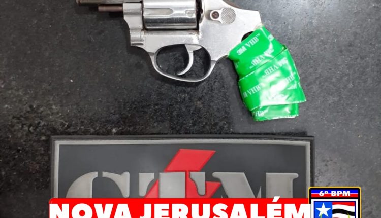 PMMA APREENDE ARMA DE FOGO CALIBRE 38 NO RESIDENCIAL NOVA JERUSALÉM