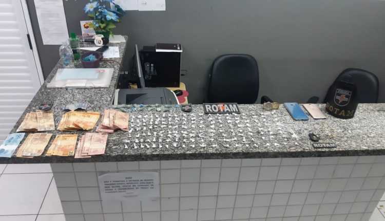 POLÍCIA MILITA APREENDE CRACK E COCAÍNA NA CIDADE DE BOM LUGAR MA