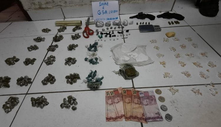 27º BPM prende acusados de associação criminosa, tráfico de drogas e apreende duas armas de fogo em Bacabeira – MA