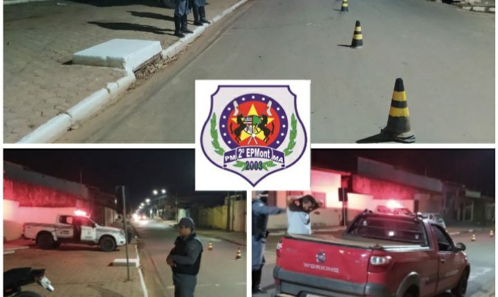 2° Esquadrão de Polícia Montada e 14º BPM realizaram a Operação Saturação em Imperatriz – MA