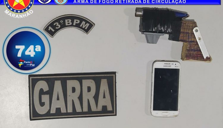 Homem é preso com arma de fabricação caseira em São José de Ribamar