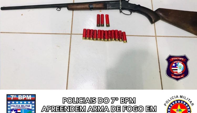Arma de fogo é apreendida em Santa Inês