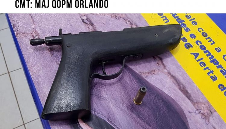 Arma de fogo é apreendida em Bom Jardim