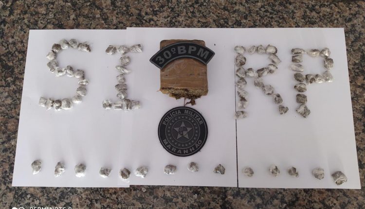 PMMA apreende drogas em Buriticupu