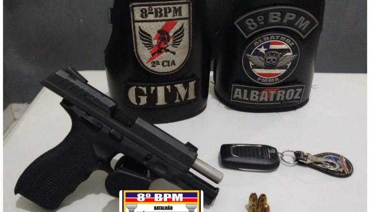 Homem é preso por porte ilegal de arma de fogo