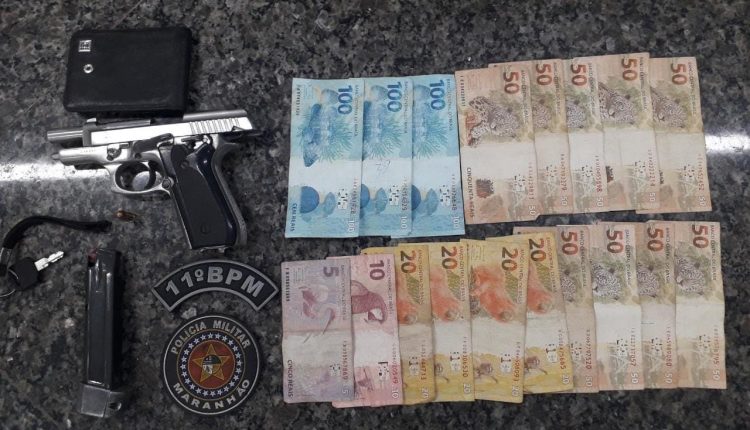 PMMA apreende arma de fogo e recupera veículo roubado em Timom – MA