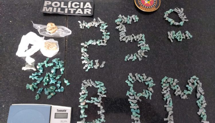 Polícia Militar prende suspeitos com drogas e armas de fogo em Apicum-Açu e Bacuri