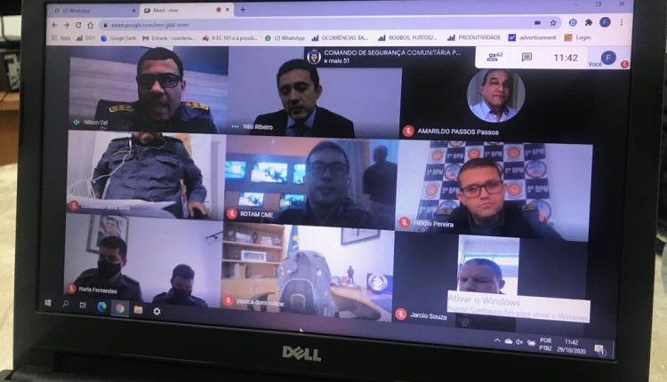 PMMA participa de reunião com juiz eleitoral para discutir planejamento das eleições 2020