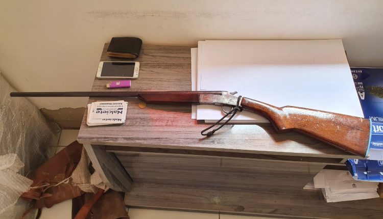 PMMA apreende arma de fogo em Açailândia