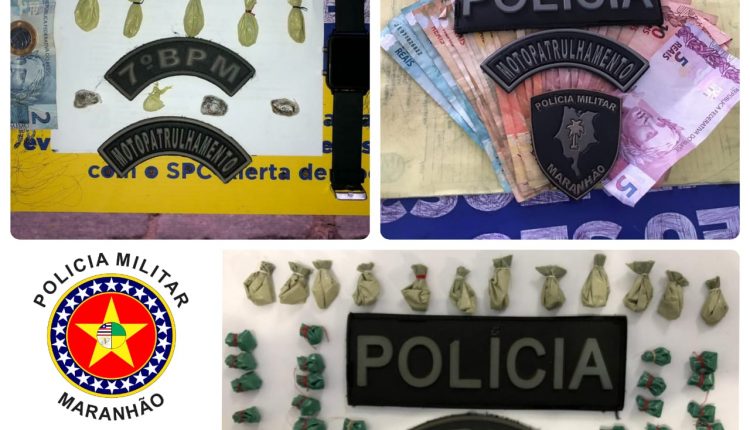 Policiais Militares prendem traficantes e apreendem drogas neste fim de semana em Pindaré-Mirim