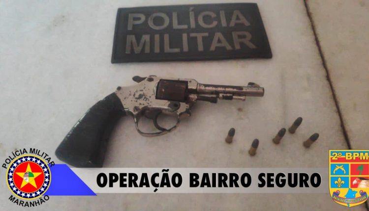 Bairro Seguro: PMMA apreende arma de fogo em Duque Bacelar – MA
