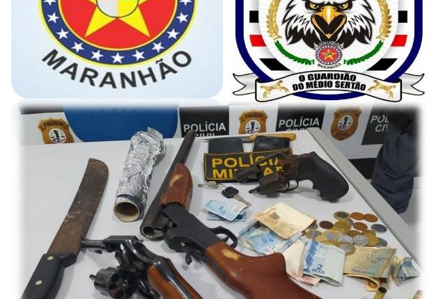 Policiais Militares apreendem três armas de fogo no Município de Nova Iorque – MA