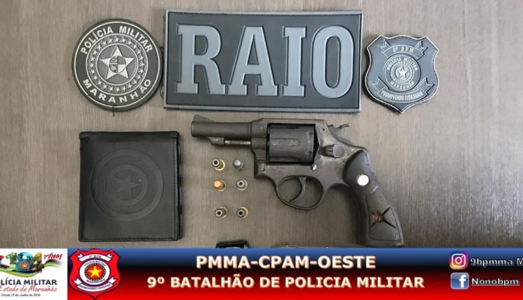 Equipe da PMMA apreende arma de fogo no Bairro Monte Castelo