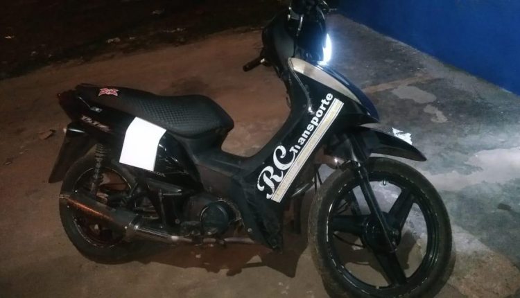 POLÍCIA MILITAR RECUPERA MOTO ROUBADA EM ALDEIAS ALTAS-MA