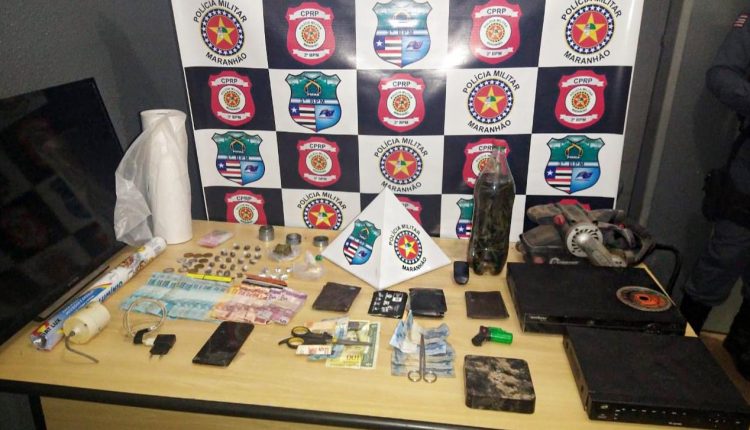 POLICIAIS MILITARES CONDUZEM SUSPEITOS DE TRÁFICO EM NOVA IMPERATRIZ-MA