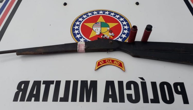 PMMA apreende arma de fogo na Zona Rural de São Luís