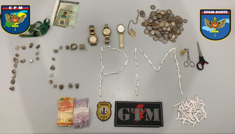 OPERAÇÃO INTEGRADA DA POLÍCIA MILITAR E POLÍCIA CIVIL PRENDEM EM FLAGRANTES DOIS TRAFICANTES