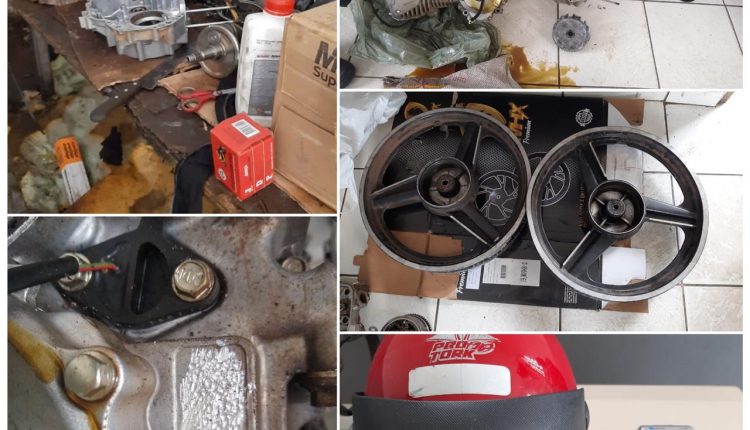 Polícia Militar prende suspeitos de desmanche de motocicletas roubadas em Caxias-MA