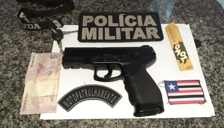 PMMA apreende simulacro de arma de fogo em Pindaré