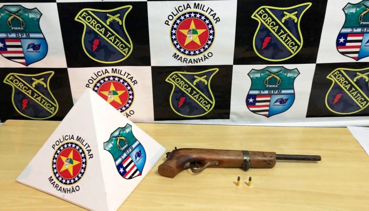 PMMA apreende arma de fogo em Imperatriz