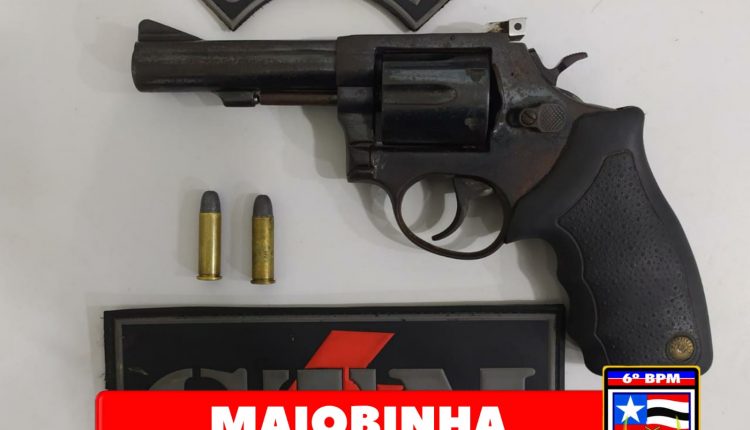 ARMA DE FOGO É APREENDIDA NA MAIOBINHA
