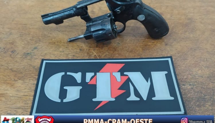 ARMA DE FOGO É APREENDIDA NO BAIRRO DE FÁTIMA