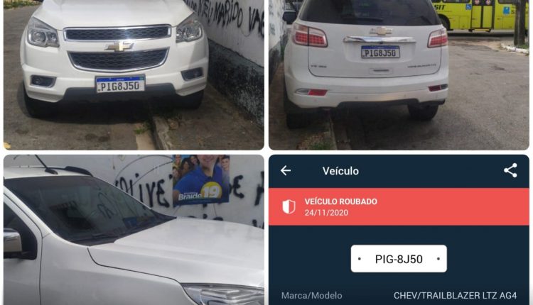 Veículo roubado no Piauí é recuperado em São Luís