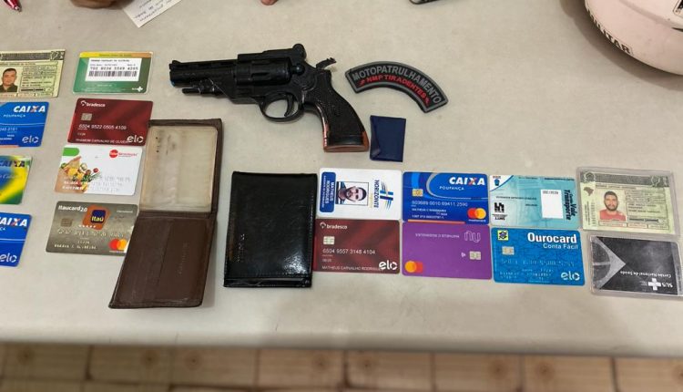 Homem é preso por assalto à mão armada