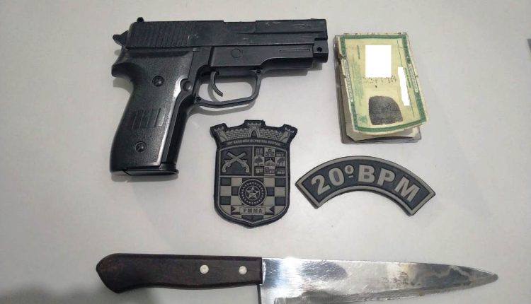 POLÍCIA MILITAR APREENDE ARMAS E DOIS SUSPEITOS NO INTERIOR DE UM ÔNIBUS