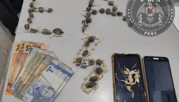 PMMA PRENDE SUSPEITO DE TRAFICO EM BARRA DO CORDA/MA