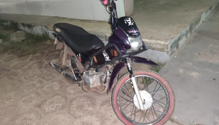POLÍCIA MILITAR RECUPERA MOTO ROUBADA EM SANTA INÊS/MA