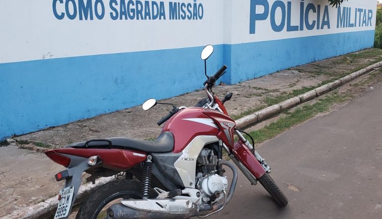 MOTOCICLETA É LOCALIZADA E RECUPERADA PELA POLÍCIA MILITAR EM SANTA LUZIA/MA