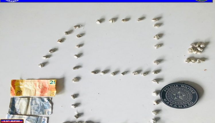 HOMEM É PRESO POR TRÁFICO DE DROGAS EM SÃO JOSÉ DE RIBAMAR