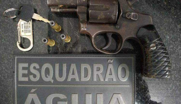 POLICIAIS MILITARES DO 4º BPM APREENDEM ARMA DE FOGO EM BALSAS