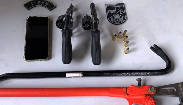 PMMA APREENDE FERRAMENTAS, ARMAS E MUNIÇÕES NO EIXO ITAQUI-BACANGA