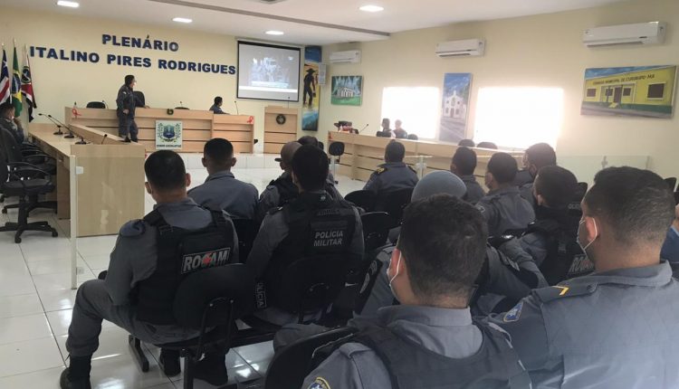 25º BPM REALIZA FORMATURA NA CÂMARA MUNICIPAL DE CURURUPU