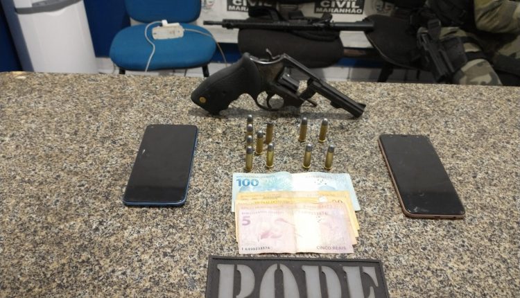 Dois homens são presos por porte ilegal de arma de fogo em Turilândia-MA