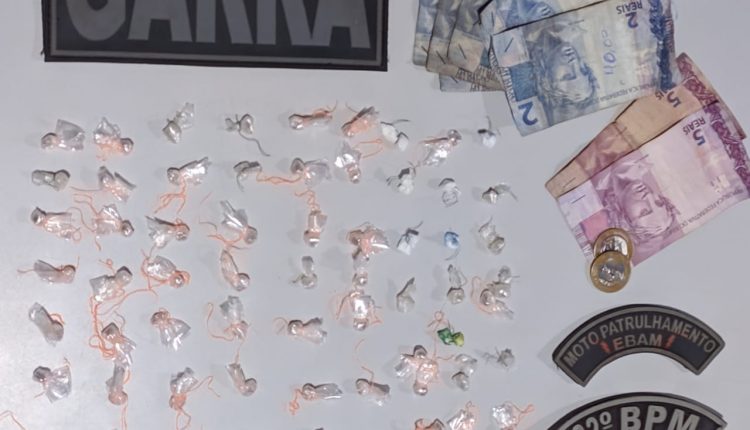 Homem é preso com drogas no Bairro Paranã