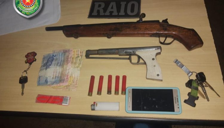 PMMA prende assaltante e apreende arma de fogo em Imperatriz