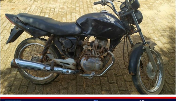 MOTO ROUBADA É APREENDIDA EM BALSAS