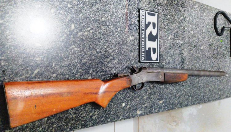 POLICIA MILITAR APREENDE ARMA DE FOGO EM BOM JESUS DAS SELVAS-MA