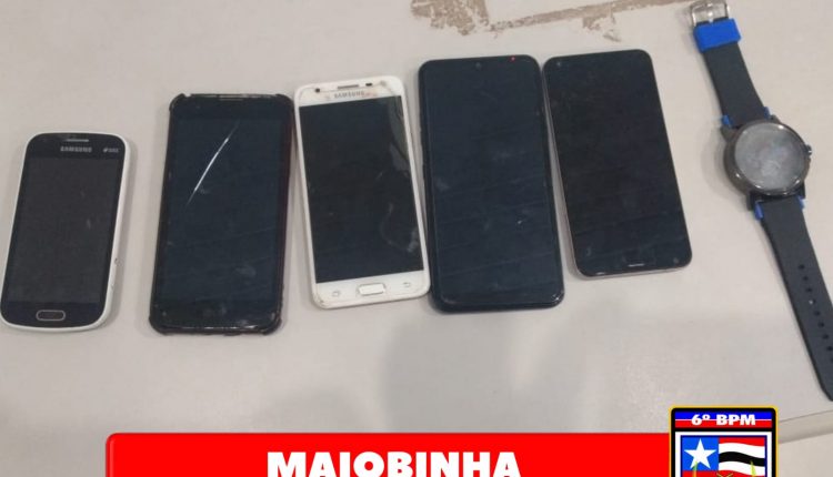 PMMA APRESENTA SUSPEITO DE ASSALTAR ÔNIBUS NA MAIOBINHA