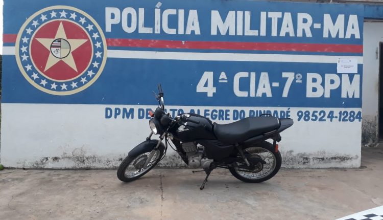POLÍCIA MILITAR RECUPERA VEICULO ROUBADO EM PINDARÉ-MA