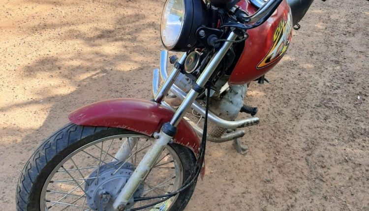POLÍCIA MILITAR RECUPERA MOTOCICLETA ROUBADA EM CAXIAS-MA