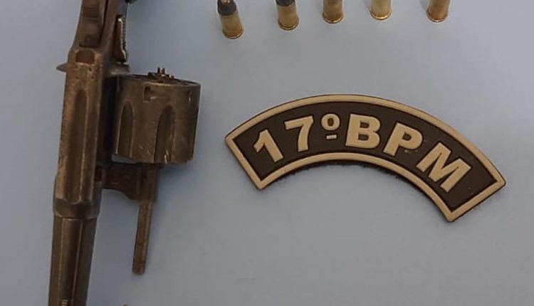 MAIS UMA ARMA DE FOGO É RETIRADA DE CIRCULAÇÃO PELA POLÍCIA MILITAR EM TIMBIRAS EM MENOS DE 24 HORAS