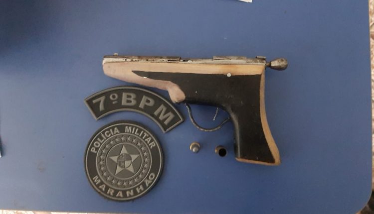 PMMA prende homem por porte ilegal de arma de fogo