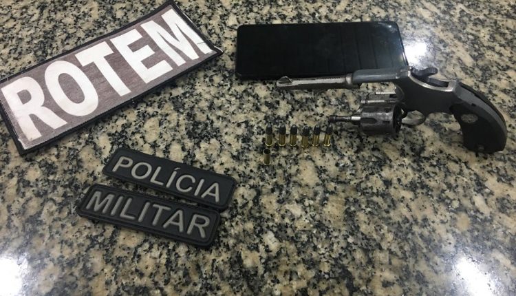Policiais Militares do 18º BPM apreendem aram de fogo