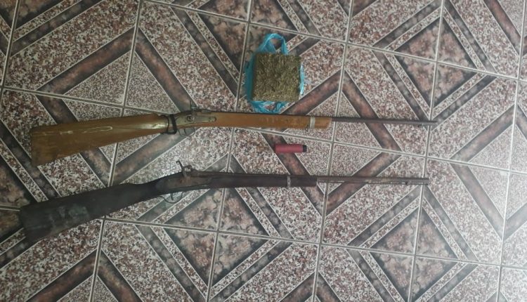 Armas e drogas são apreendidas em Bom Jardim do Maranhão