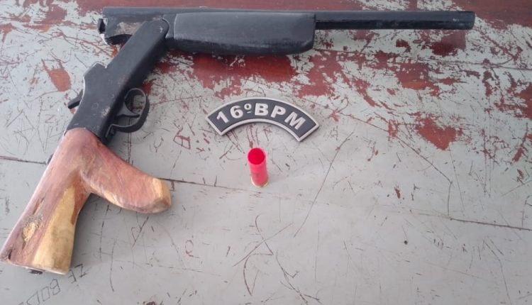 Polícia Militar apreende arma de fogo em São Benedito do Rio Preto